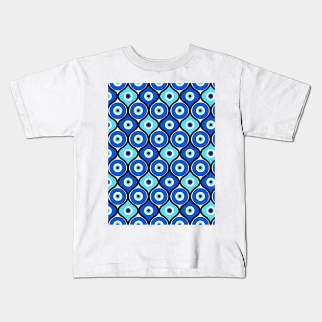 Evil Eye Kids T-Shirt by strawberryplanet